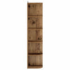 Kulmahylly 5 tasoa 25 x 31 x 131 cm Tekninen puu Vanha puu