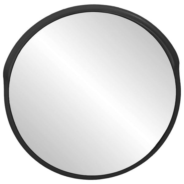 Ulkokäyttöinen kupera liikennemerkki Musta Ø75 cm