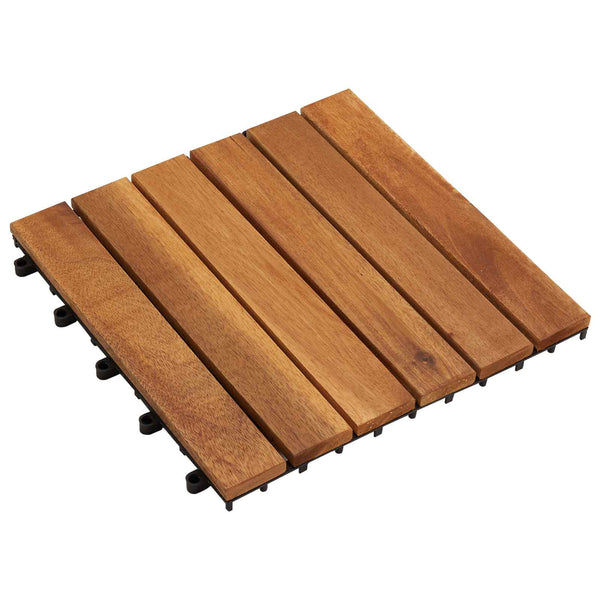 Laudat 20 kpl Ruskea 30 x 30 cm Akasiapuu