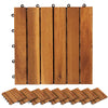Laudat 20 kpl Ruskea 30 x 30 cm Akasiapuu