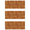 Laudat 30 kpl Ruskea 30 x 30 cm Akasiapuu