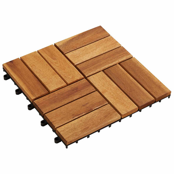 Laudat 20 kpl Ruskea 30 x 30 cm Akasiapuu