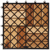 Laudat 20 kpl Ruskea 30 x 30 cm Akasiapuu