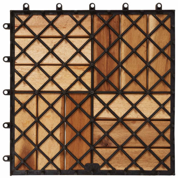 Laudat 20 kpl Ruskea 30 x 30 cm Akasiapuu
