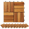 Laudat 20 kpl Ruskea 30 x 30 cm Akasiapuu