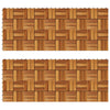 Laudat 20 kpl Ruskea 30 x 30 cm Akasiapuu