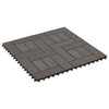 Laudat 22 kpl Tumma ruskea 30 x 30 cm WPC