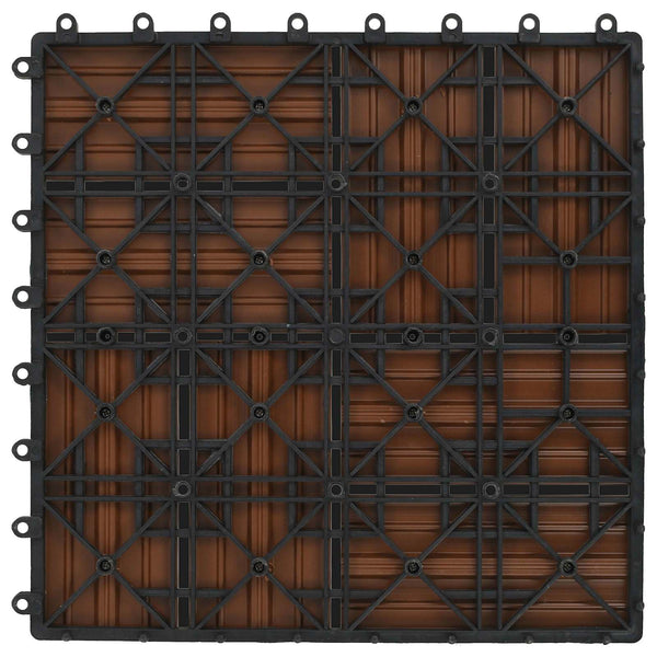 Laudat 22 kpl Ruskea 30 x 30 cm WPC
