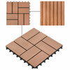 Laudat 22 kpl Ruskea 30 x 30 cm WPC