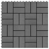 Laudat 22 kpl Harmaa 30 x 30 cm WPC