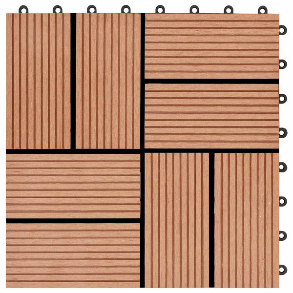Laudat 22 kpl Tiikki 30 x 30 cm WPC