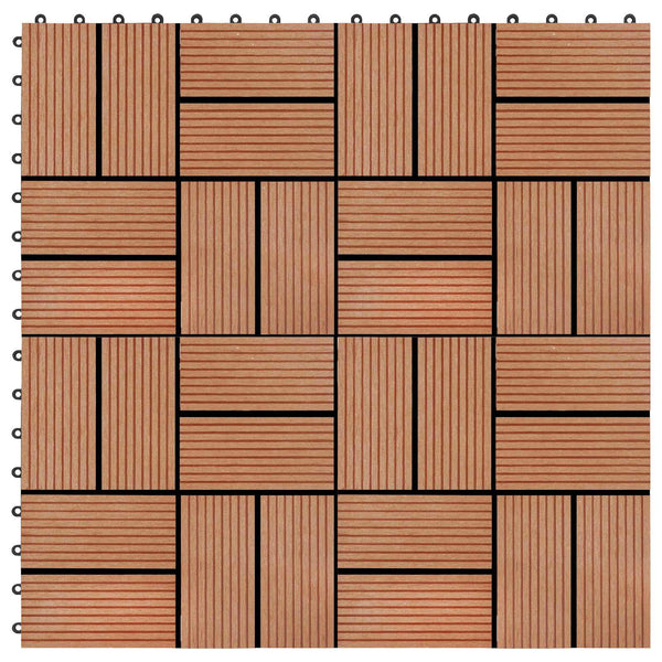 Laudat 22 kpl Tiikki 30 x 30 cm WPC