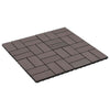 Laudat 22 kpl Tumma ruskea 30 x 30 cm WPC