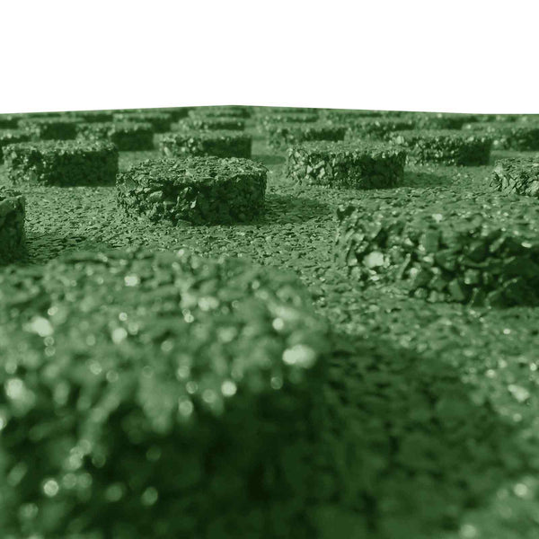 Pudotussuojauslaatat 12 kpl Vihreä 50 x 50 cm Kumi