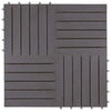 Laudat 30 kpl Harmaa 30 x 30 cm Akasiapuu