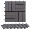 Laudat 30 kpl Harmaa 30 x 30 cm Akasiapuu