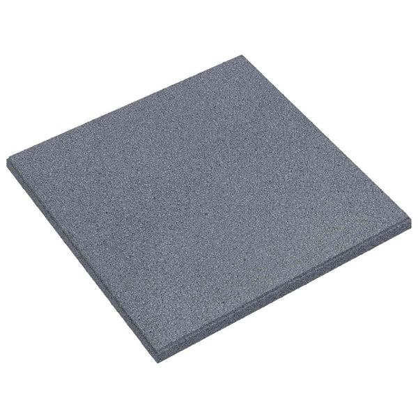 Pudotussuojauslaatat 18 kpl Harmaa 50 x 50 cm Kumi
