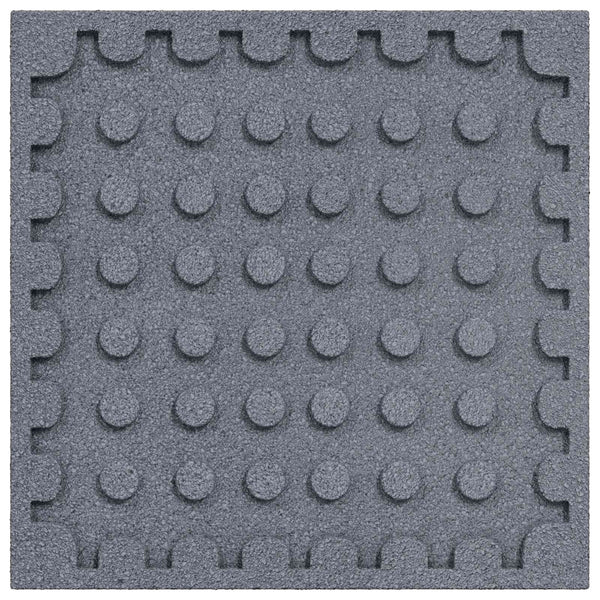 Pudotussuojauslaatat 24 kpl Harmaa 50 x 50 cm Kumi