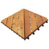Laudat 30 kpl Ruskea 30 x 30 cm Akasiapuu