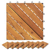 Laudat 30 kpl Ruskea 30 x 30 cm Akasiapuu