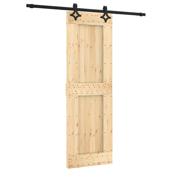 Liukuovi 70 x 210 cm Massiivinen mänty (käsittelemätön)