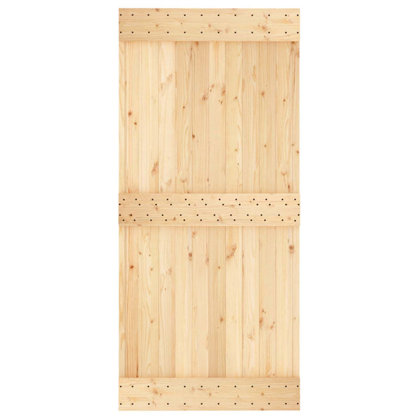 Liukuovi Luonnollinen ja valkoinen 95 x 210 cm