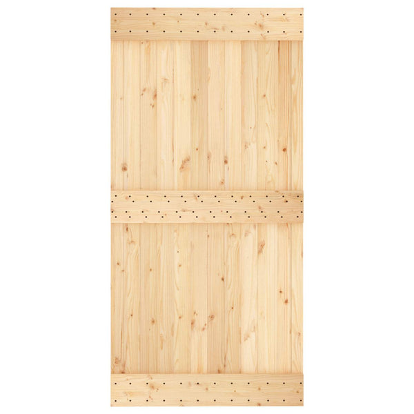 Liukuovi Luonnollinen ja valkoinen 100 x 210 cm