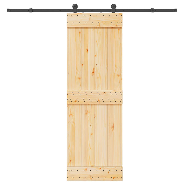 Liukuovi NARVIK Luonnollinen ja musta 70 x 210 cm (213,5 cm)