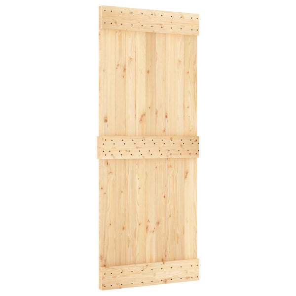 Liukuovi NARVIK 85 x 210 cm (213,5 cm) Luonnollinen ja musta