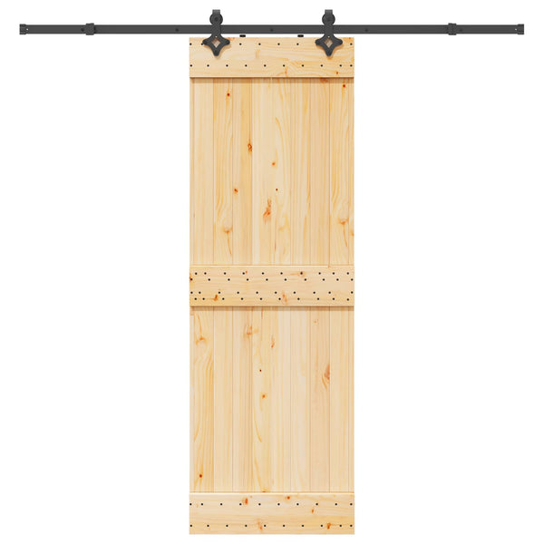 Liukuovi NARVIK Luonnollinen ja musta 70 x 210 cm (213,5 cm)