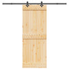 Liukuovi NARVIK Luonnollinen ja musta 80 x 210 cm (213,5 cm)