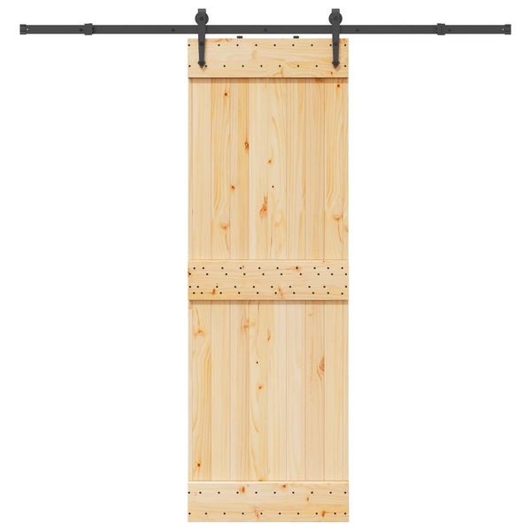 Liukuovi NARVIK Luonnollinen ja musta 70 x 210 cm (213,5 cm)