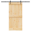 Liukuovi NARVIK Luonnollinen ja musta 100 x 210 cm (213,5 cm)