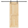 Liukuovi NARVIK 80 x 210 cm (213,5 cm) Luonnollinen ja musta
