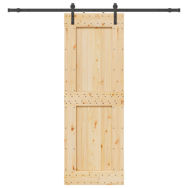 Liukuovi NARVIK 80 x 210 cm (213,5 cm) Luonnollinen ja musta