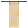 Liukuovi NARVIK 90 x 210 cm (213,5 cm) Luonnollinen ja musta