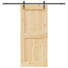Liukuovi NARVIK 100 x 210 cm (213,5 cm) Luonnollinen ja musta