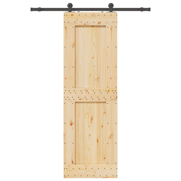 Liukuovi NARVIK Luonnollinen ja musta 70 x 210 cm (152,5 cm)