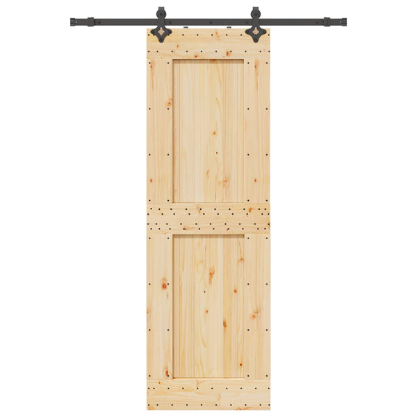 Liukuovi NARVIK Luonnollinen ja musta 70 x 210 cm (152,5 cm)