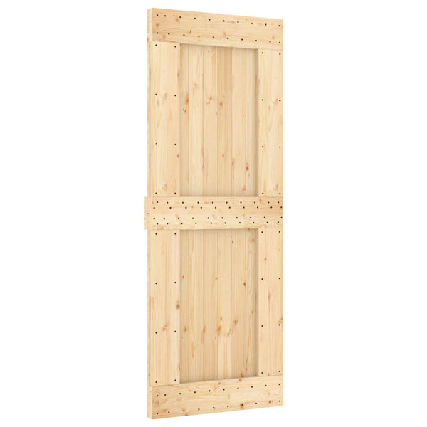Liukuovi NARVIK Luonnollinen ja musta 80 x 210 cm (213,5 cm)