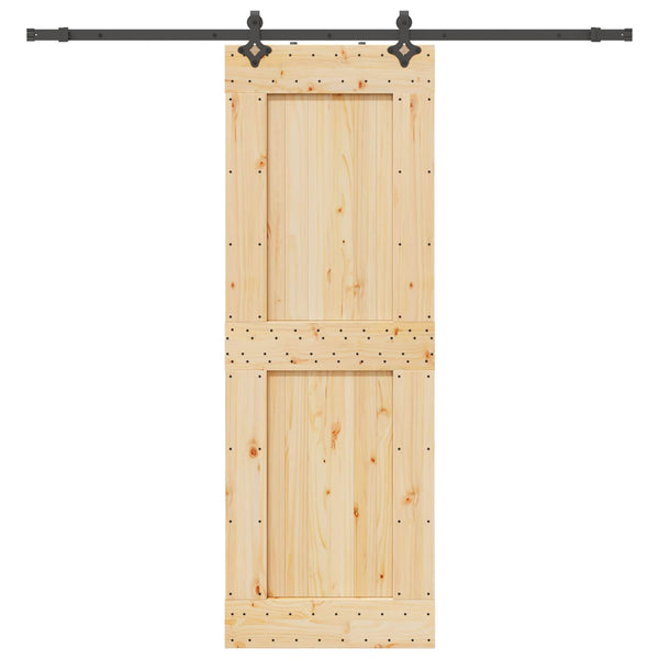 Liukuovi NARVIK Luonnollinen ja musta 80 x 210 cm (213,5 cm)
