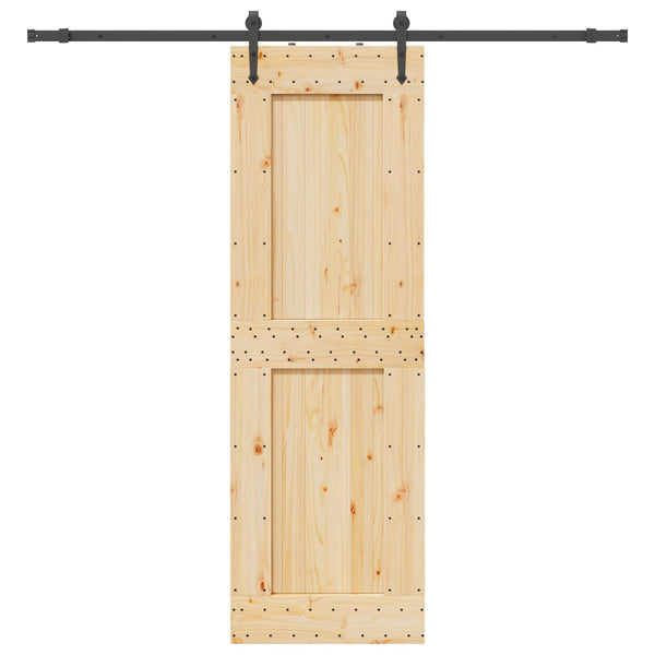 Liukuovi NARVIK Luonnollinen ja musta 70 x 210 cm (213,5 cm)