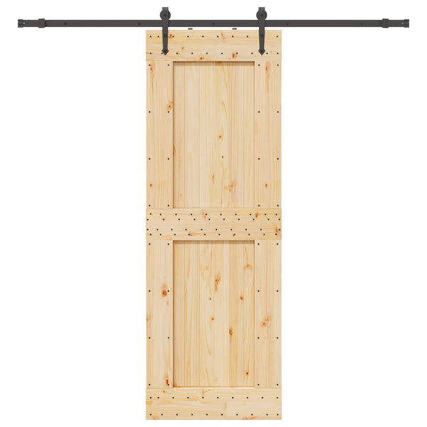Liukuovi NARVIK Luonnollinen ja musta 80 x 210 cm (213,5 cm)