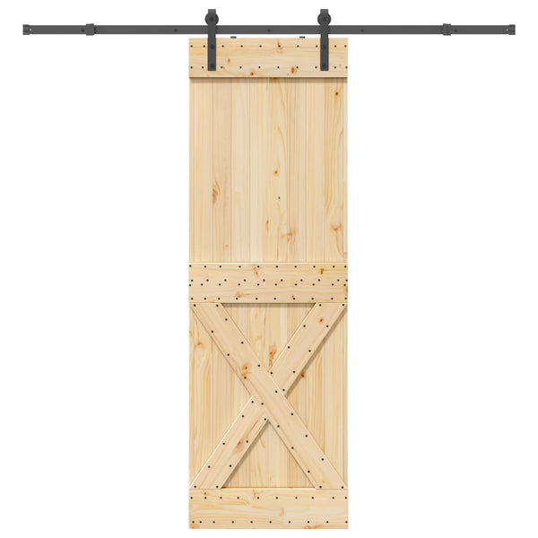 Liukuovi NARVIK 70 x 210 cm (213,5 cm) Luonnollinen ja musta