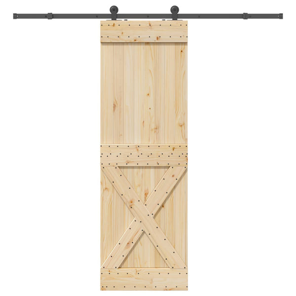 Liukuovi NARVIK Luonnollinen ja musta 70 x 210 cm (213,5 cm)