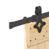 Liukuovi NARVIK Luonnollinen ja musta 85 x 210 cm (152,5 cm)