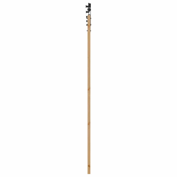 Liukuovi 73,5 x 211 cm Täysi mänty Luonnollinen ja musta
