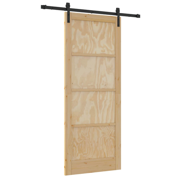 Liukuovi Luonnollinen 86 x 211 cm Täysi mänty