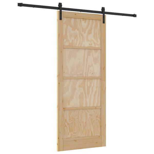 Liukuovi Luonnollinen 86 x 211 cm Täysi mänty