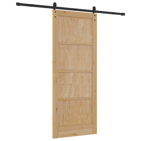 Liukuovi Luonnollinen 86 x 211 cm Täysi mänty